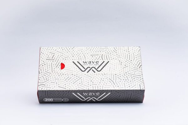 Wave Tissue Box 200 Tissues - Image 2