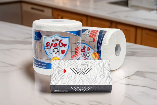2 Small Kitchen Rolls + Wave Box